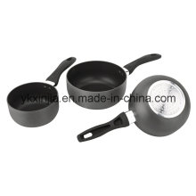 Utensílios de cozinha Hard Anodize Alumínio Sauce Pan, Non-Stick Coating Cookware Set